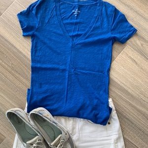 Blue Vintage Cotton T-Shirt (J. Crew)